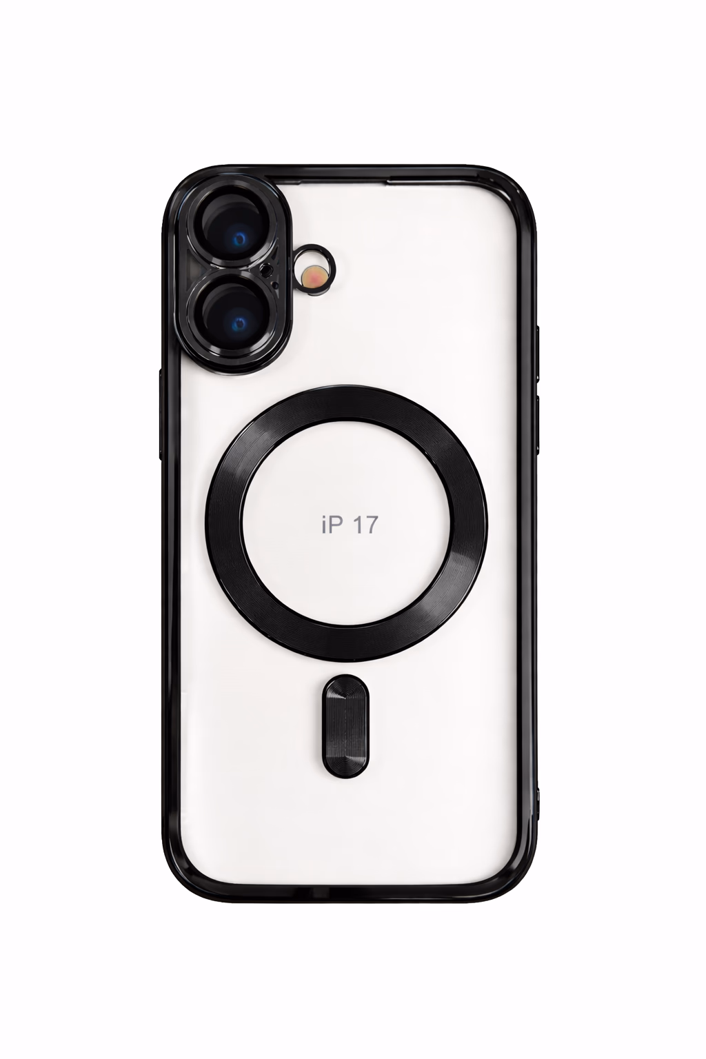 iPhone 17 - Chrome Magsafe + Lens Protection - Black